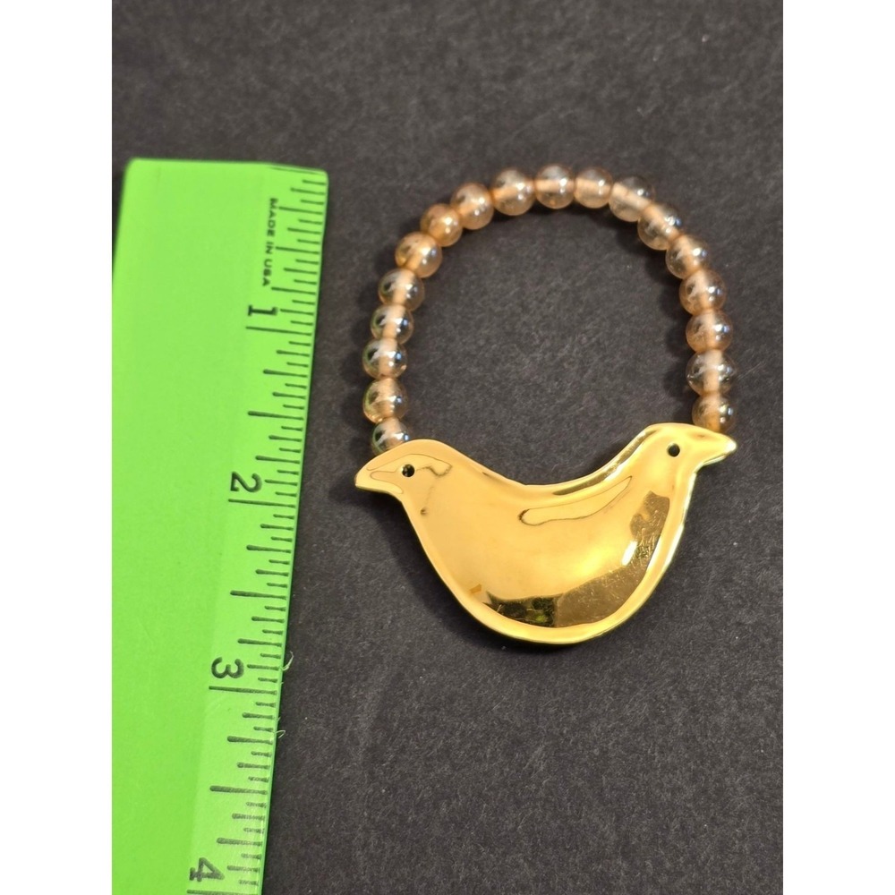 Carlton Ridge of Louisville Vintage Bird Brooch Handcrafted Gold Plated Jewelry - Picture 3 of 11